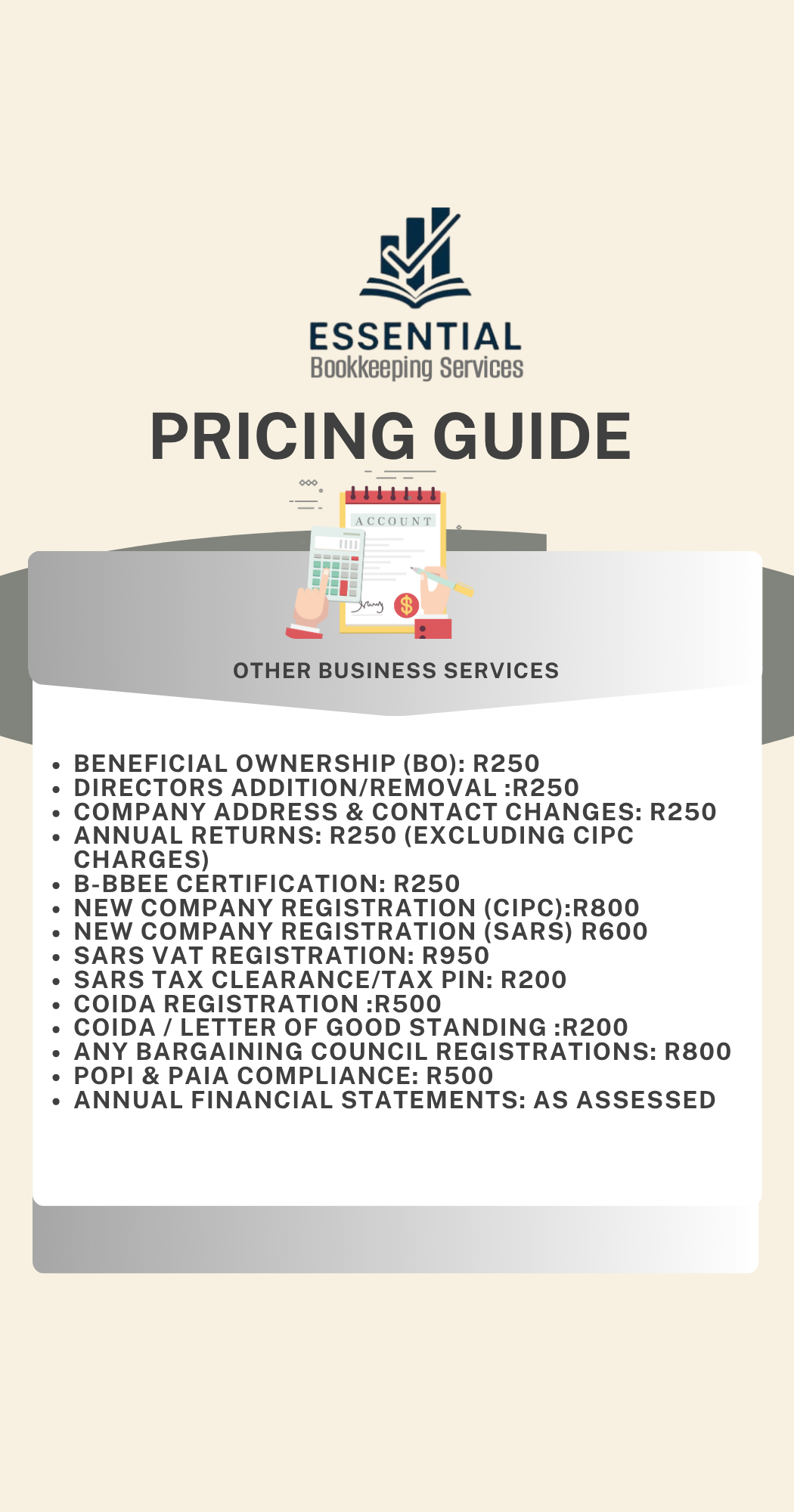 Basic Bookkeeping Package